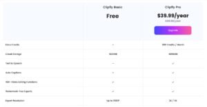 Clipfly AI Cosplay Generator Pricing