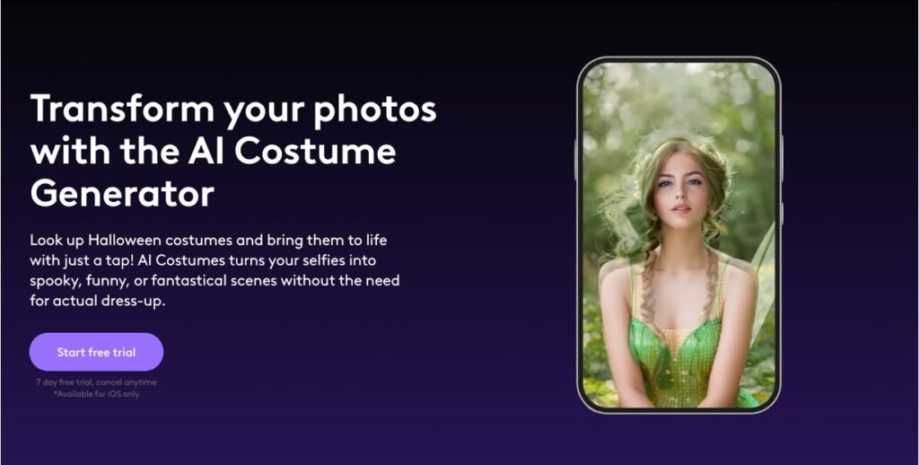 Photoleap AI Costume Generator